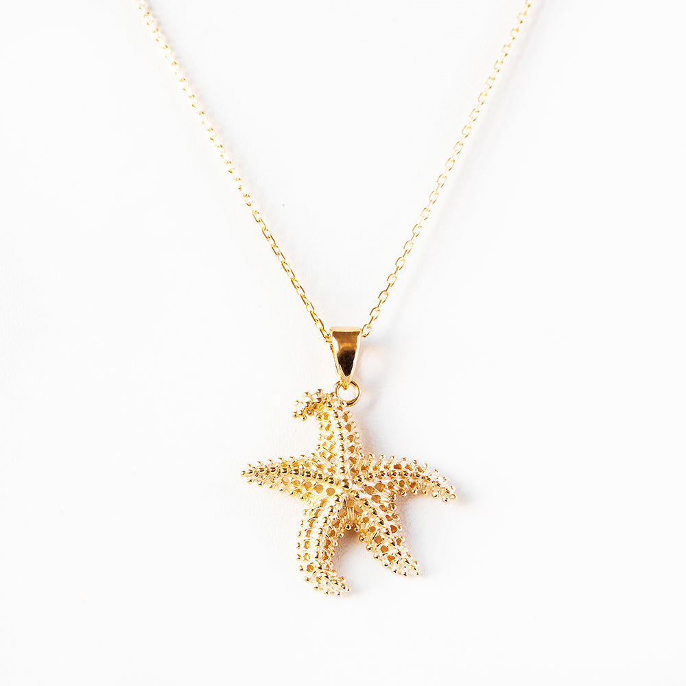 Yellow Gold Starfish Pendant
