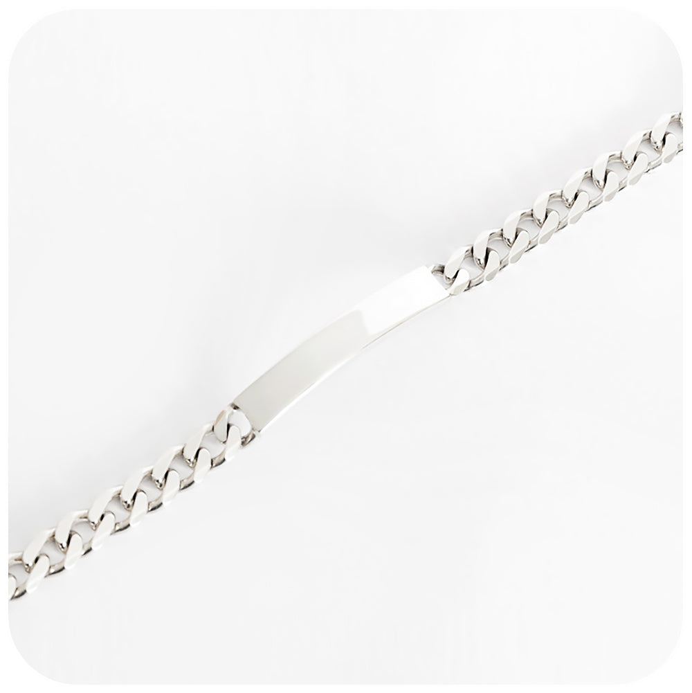 Sterling Silver ID Bracelet - 23cm