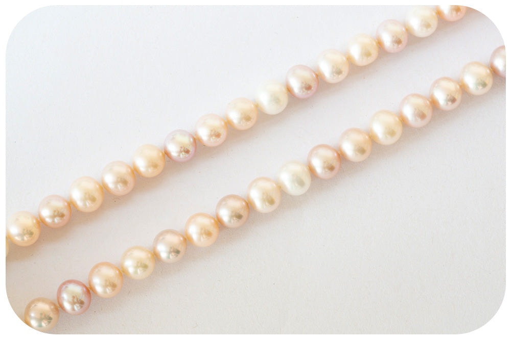 8 - 8.5mm Natural Colour Fresh Water Pearl Necklace