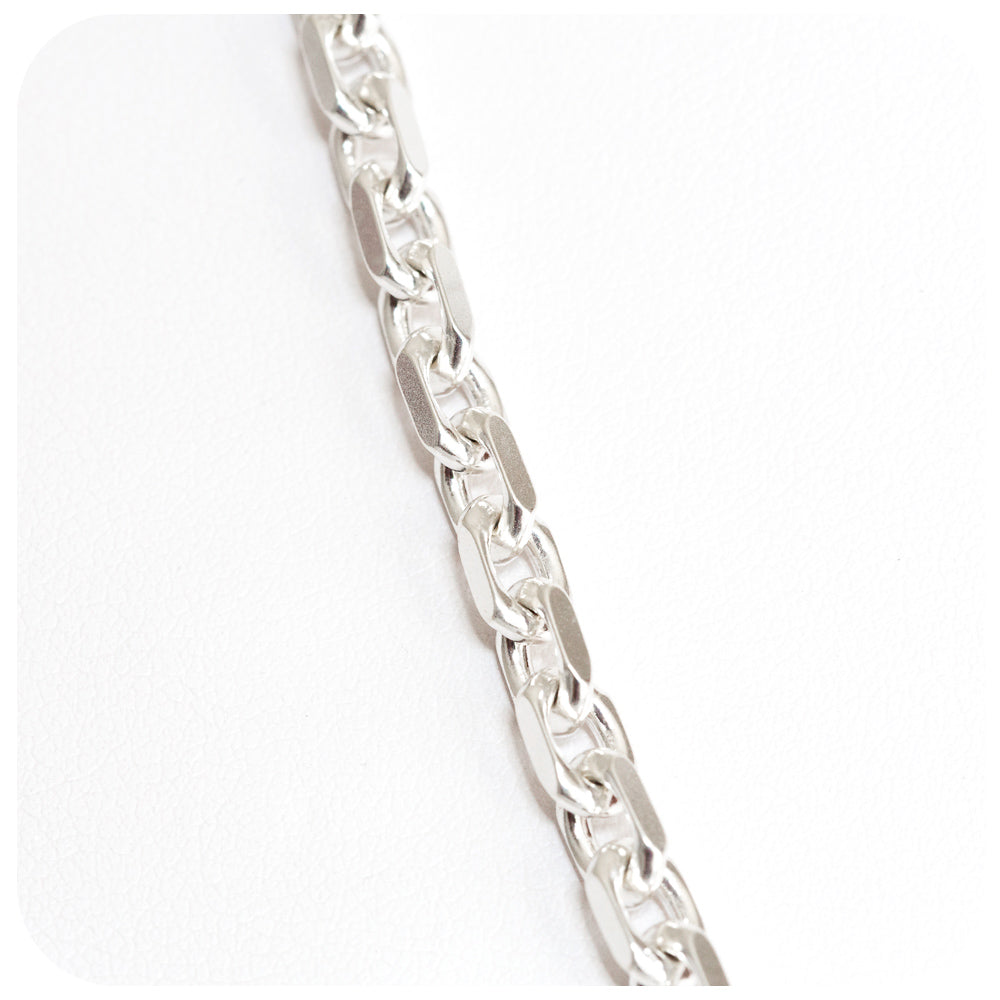 Sterling Silver Anchor Chain - 50cm