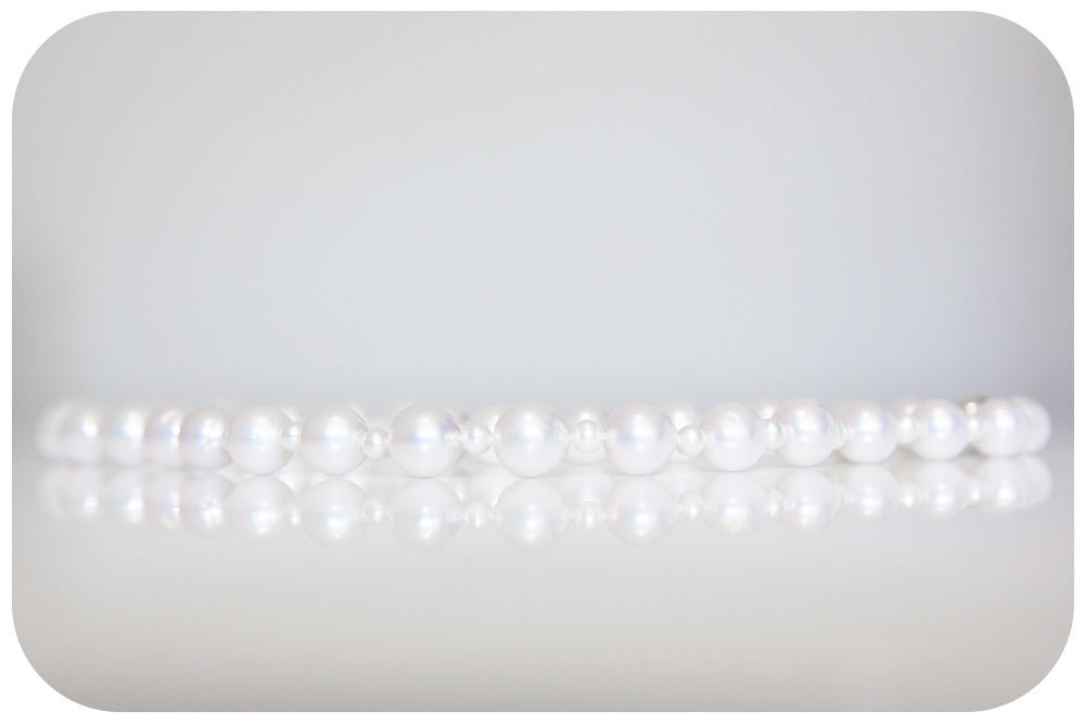 White Fresh Water Pearl Necklace - 60cm