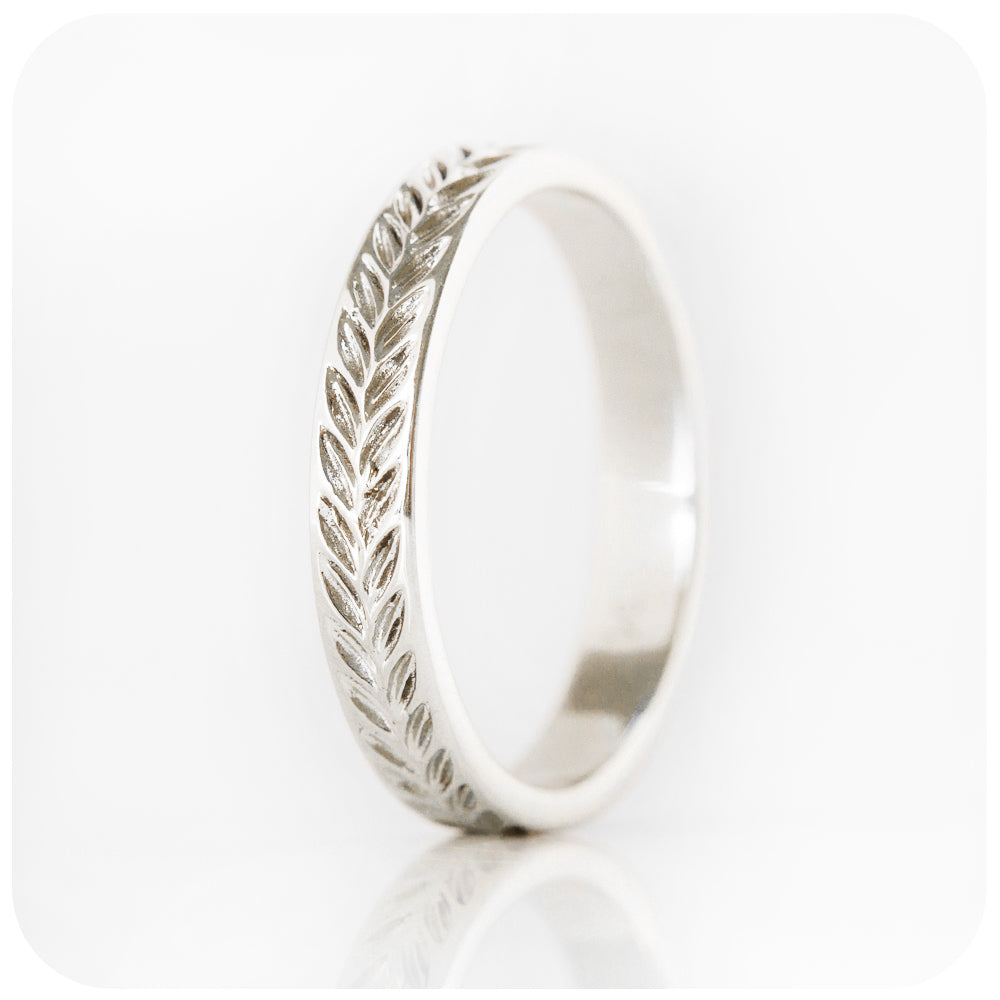The Wreath, an Engraved Eternity Ring