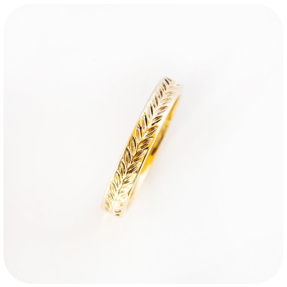 The Wreath, an Engraved Eternity Ring