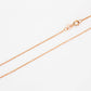 9k Rose Gold Rolo Chain - 1.65mm - Victoria's Jewellery