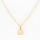 Valentine - Heart Disc Necklace