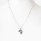 Africa Map Pendant with Elephant cut-out