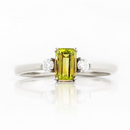 The Bea Ring, Peridot and Diamond