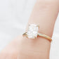 Ivanka, Cushion cut Lab Diamond Ring