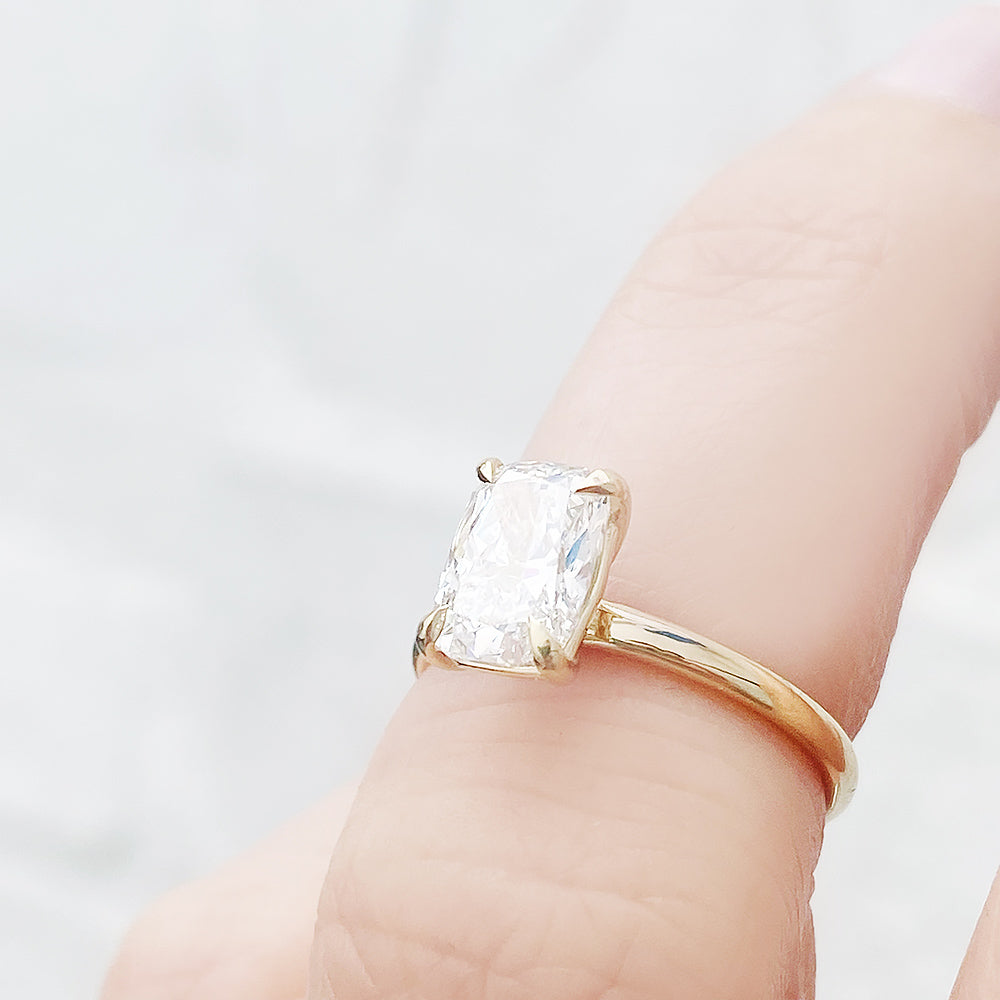 Ivanka, Cushion cut Lab Diamond Ring