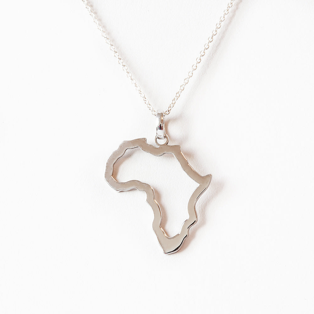 Africa Outline Map Pendant
