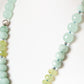 The Minty, Amazonite and Prehnite Bead Necklace with Sterling Silver Details - Victoria's Jewellery