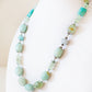 The Luxurious Prehnite, Amazonite and Jade Necklace - 66cm - Victoria's Jewellery
