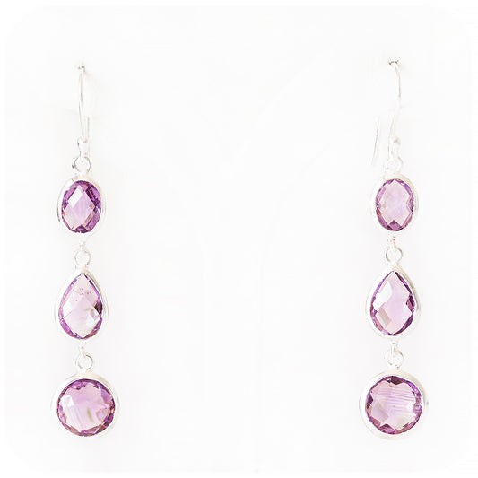 Amethyst Drop Earrings