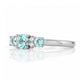 Ashley, an Aquamarine and Diamond Ring - Victoria's Jewellery