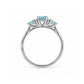 Ashley, an Aquamarine and Diamond Ring - Victoria's Jewellery