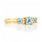 Ashley, an Aquamarine and Diamond Ring - Victoria's Jewellery