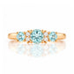 Ashley, an Aquamarine and Diamond Ring - Victoria's Jewellery