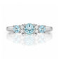 Ashley, an Aquamarine and Diamond Ring - Victoria's Jewellery