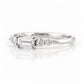 Lila, Baguette cut Lab Diamond Stack Ring