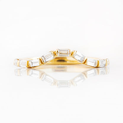 Noari, a Baguette cut Wedding Ring