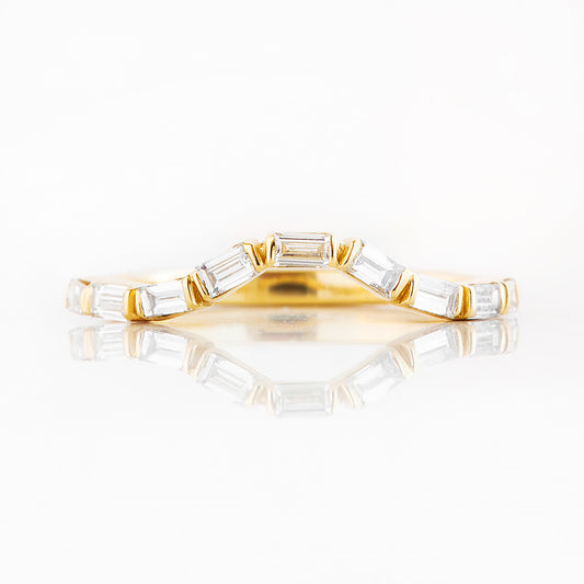 Noari, a Baguette cut Wedding Ring