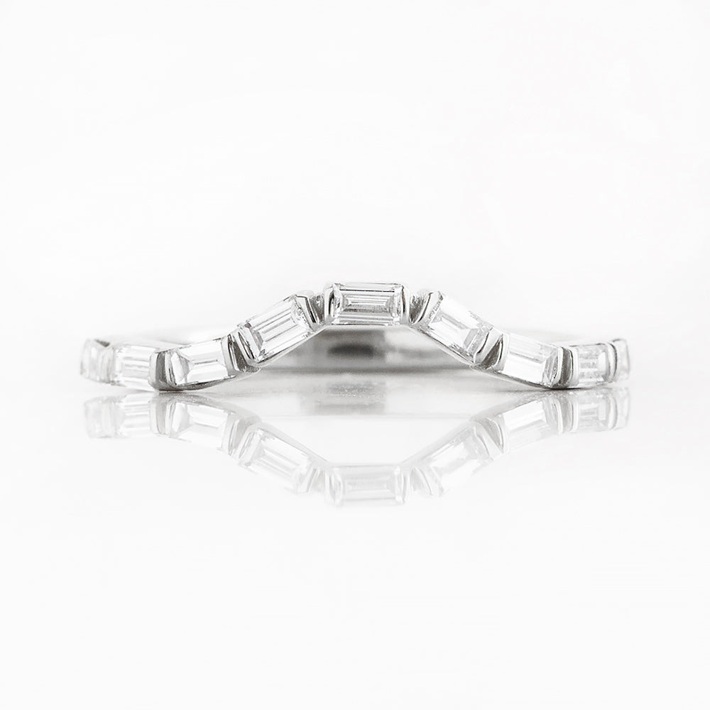 Noari, a Baguette cut Wedding Ring
