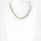 Pink Morganite, Blue, Green and Yellow Beryl Necklace