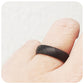 Black Damascus style Mens Wedding Ring - Victoria's Jewellery