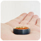 Declan, a Matt Black and Rose Gold Men's Tungsten Ring - 8mm