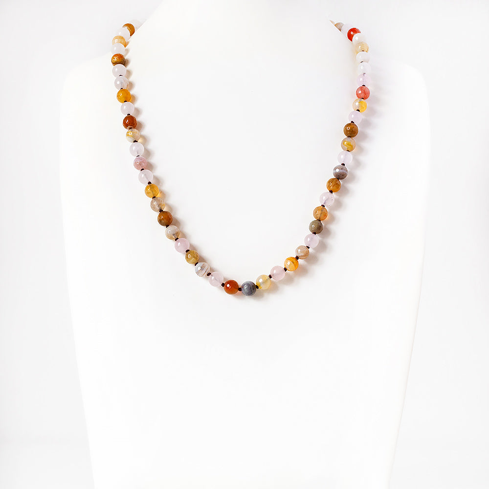 Botswana Agate Bead Necklace