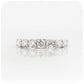 Brilliant cut Diamond Half Eternity Anniversary Ring - Victoria's Jewellery