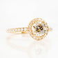Emily, a Brilliant cut Lab Diamond Halo Engagement Ring