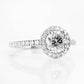 Emily, a Brilliant cut Lab Diamond Halo Engagement Ring