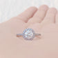 Emily, a Brilliant cut Lab Diamond Halo Engagement Ring