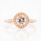 Emily, a Brilliant cut Lab Diamond Halo Engagement Ring