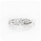 Brilliant round cut Moissanite Infinity style Engagement Wedding Ring - Victoria's Jewellery