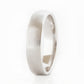 Brushed finish solid white gold mens wedding ring - Victoria's Jewellery