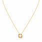 Circle of Life Necklace - Citrine and Sky Blue Topaz