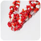 Bright Red Coral, Crystal and Fresh Water Pearl Necklace - Victoria's Jewellery