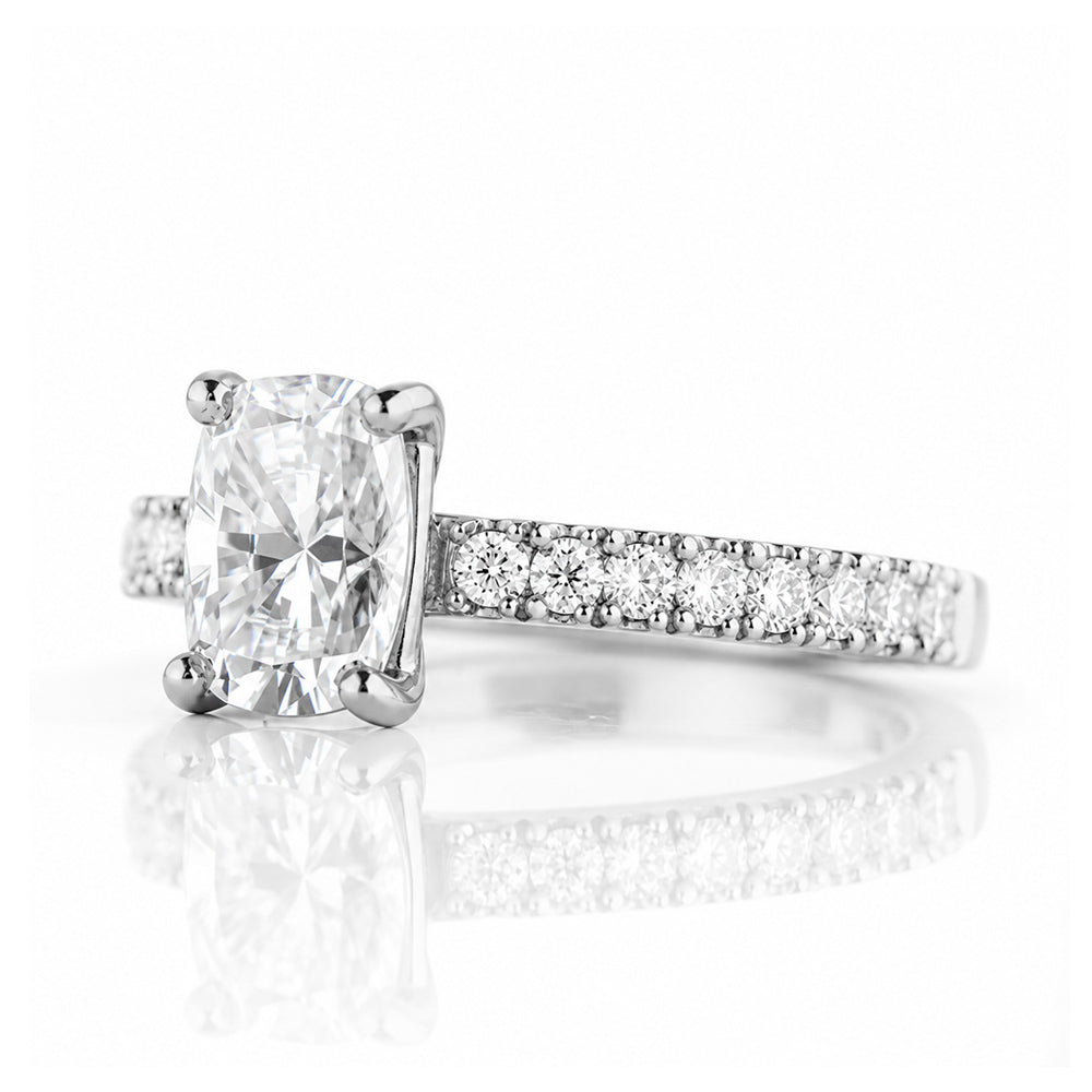 Emma, a Cushion cut Lab Diamond Ring - 1ct - Victoria's Jewellery