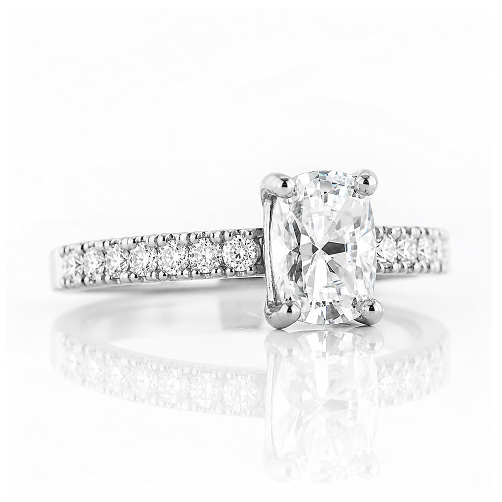 Emma, a Cushion cut Lab Diamond Ring - 1ct - Victoria's Jewellery
