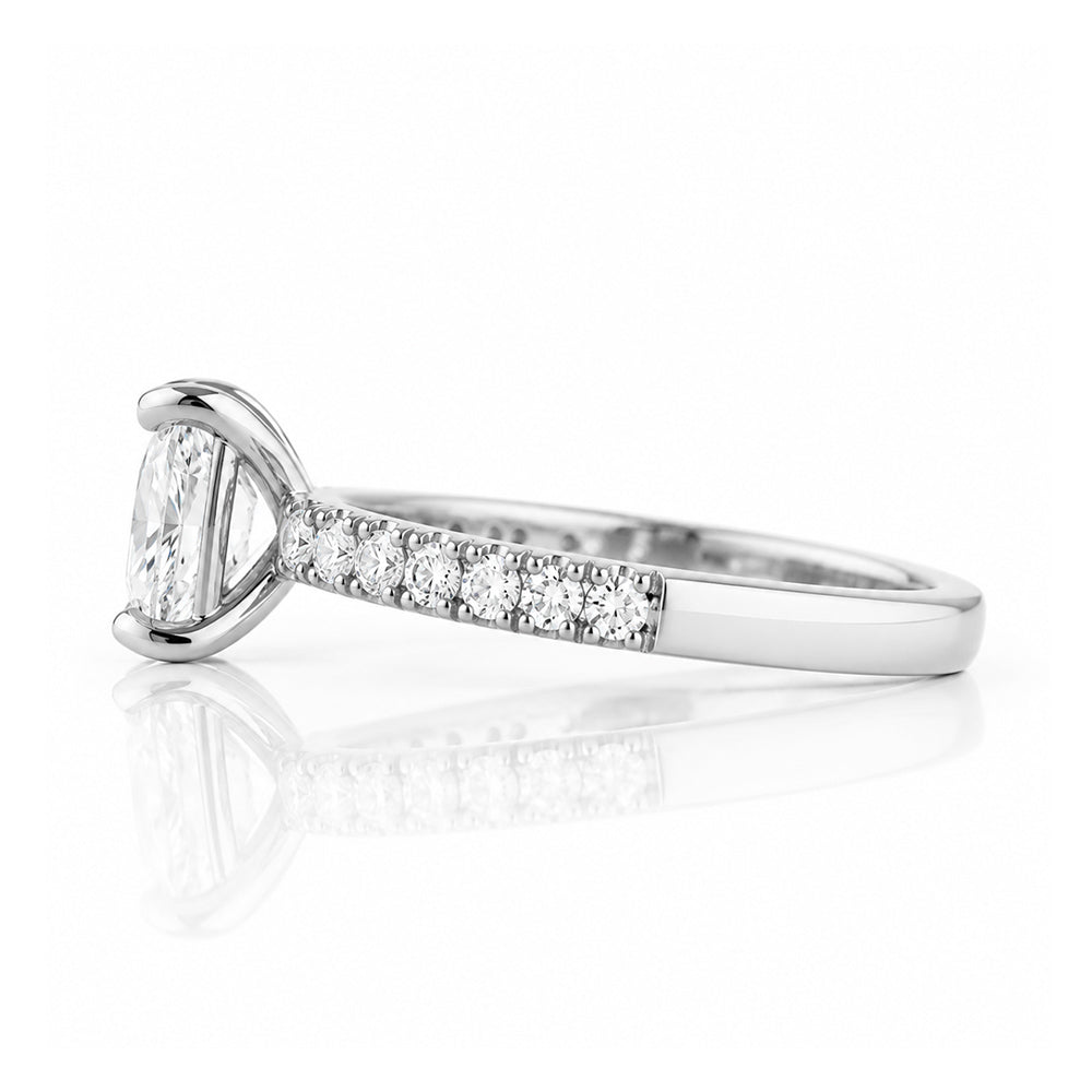 Emma, a Cushion cut Lab Diamond Ring - 1ct - Victoria's Jewellery