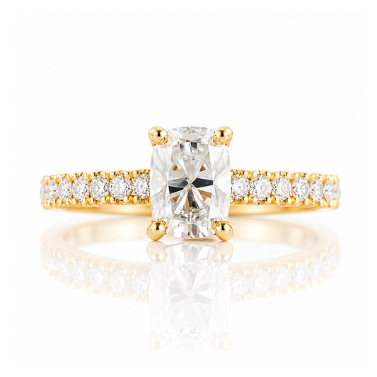 Emma, a Cushion cut Lab Diamond Ring - 1ct - Victoria's Jewellery