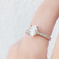 Emma, a Cushion cut Lab Diamond Engagement Ring