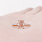 Emma, Cushion cut Pink Lab Diamond Ring - 2ct