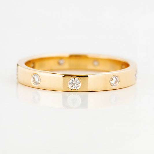 Hester, a Diamond Full Eternity Band in Gold - Victoria's Jewellery