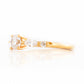 Lab Grown Diamond half eternity Engagement or Anniversary Ring in Yellow Gold - Victoria's Jewellery