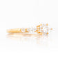 Lab Grown Diamond half eternity Engagement or Anniversary Ring in Yellow Gold - Victoria's Jewellery