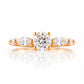 Mia, a Lab Diamond Half Eternity Engagement Ring - Victoria's Jewellery