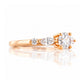 Mia, a Lab Diamond Half Eternity Engagement Ring - Victoria's Jewellery